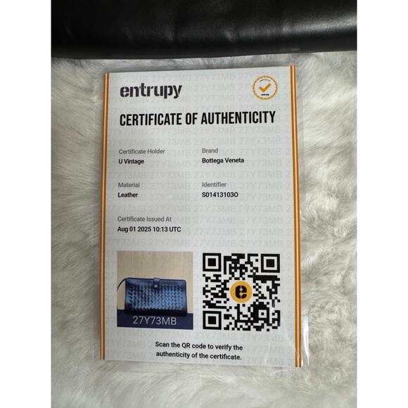 Bottega Veneta Vintage Intrecciato Black Leather Wristlet Clutch - Picture 10 of 10